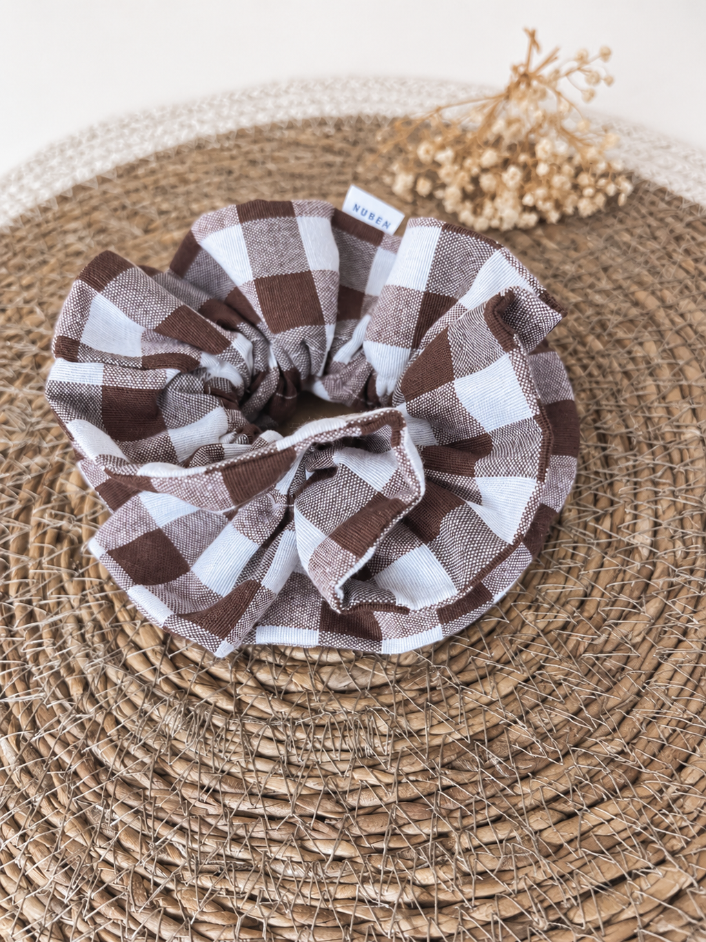 Scrunchie Ruffle Hazelnut