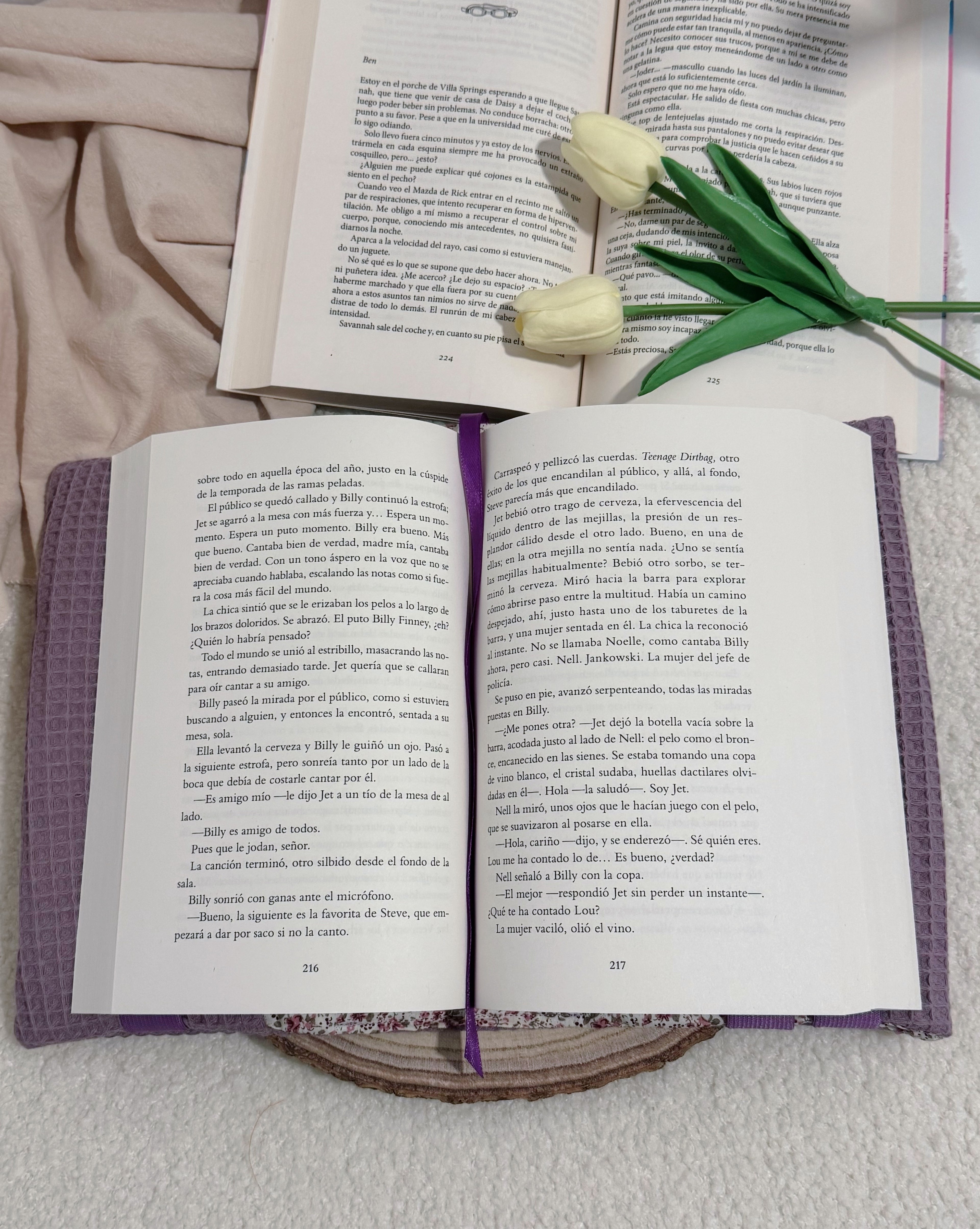 Elain - Funda de libro ajustable