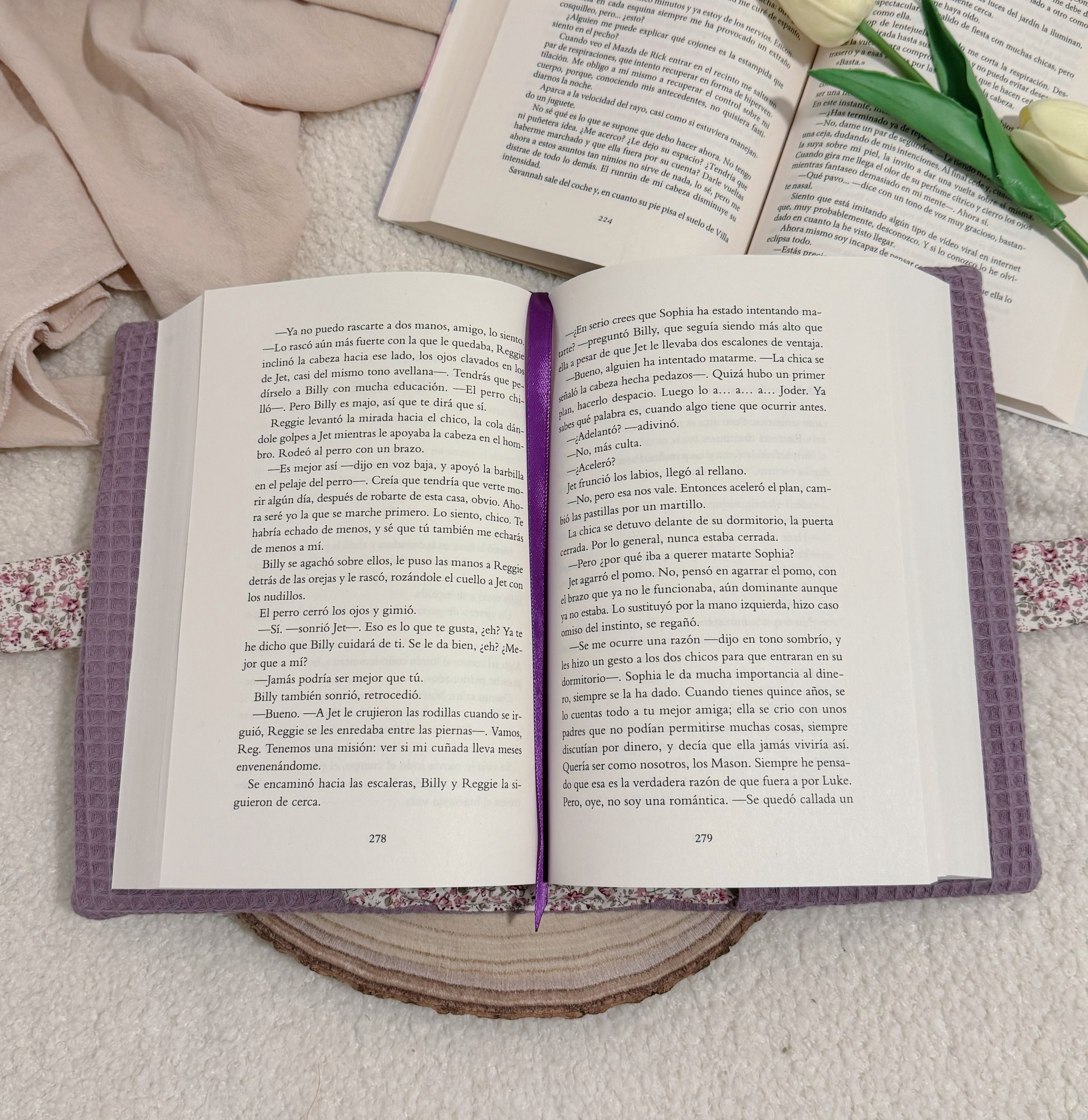 Elain - Funda de libro de solapas