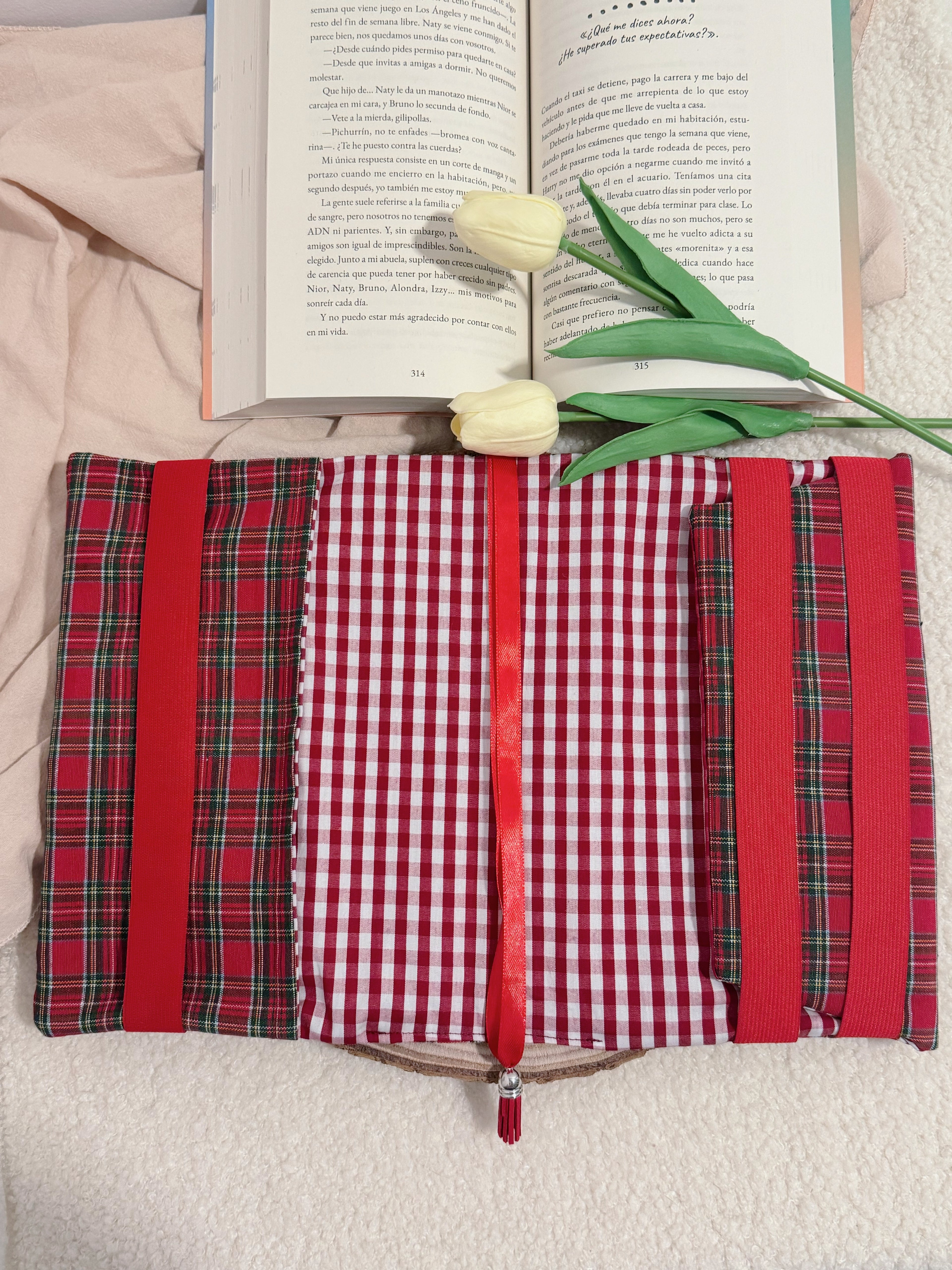Scarlett - Funda de libro ajustable